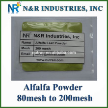 Pure Alfalfa Powder 80mesh to 200mesh without Dextrine